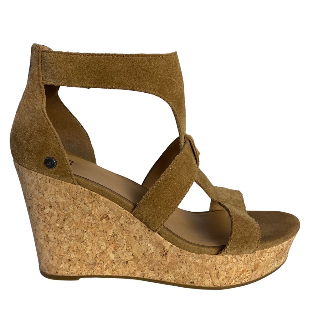 UGG Cork Wedge Sandals